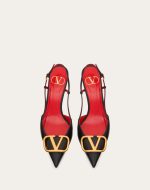 VLogo Signature Calfskin Slingback Pump 80mm / 3.15 in. - Image 4